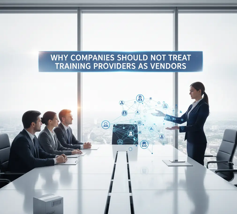 Why Companies Should Not Treat Training Providers as Vendors